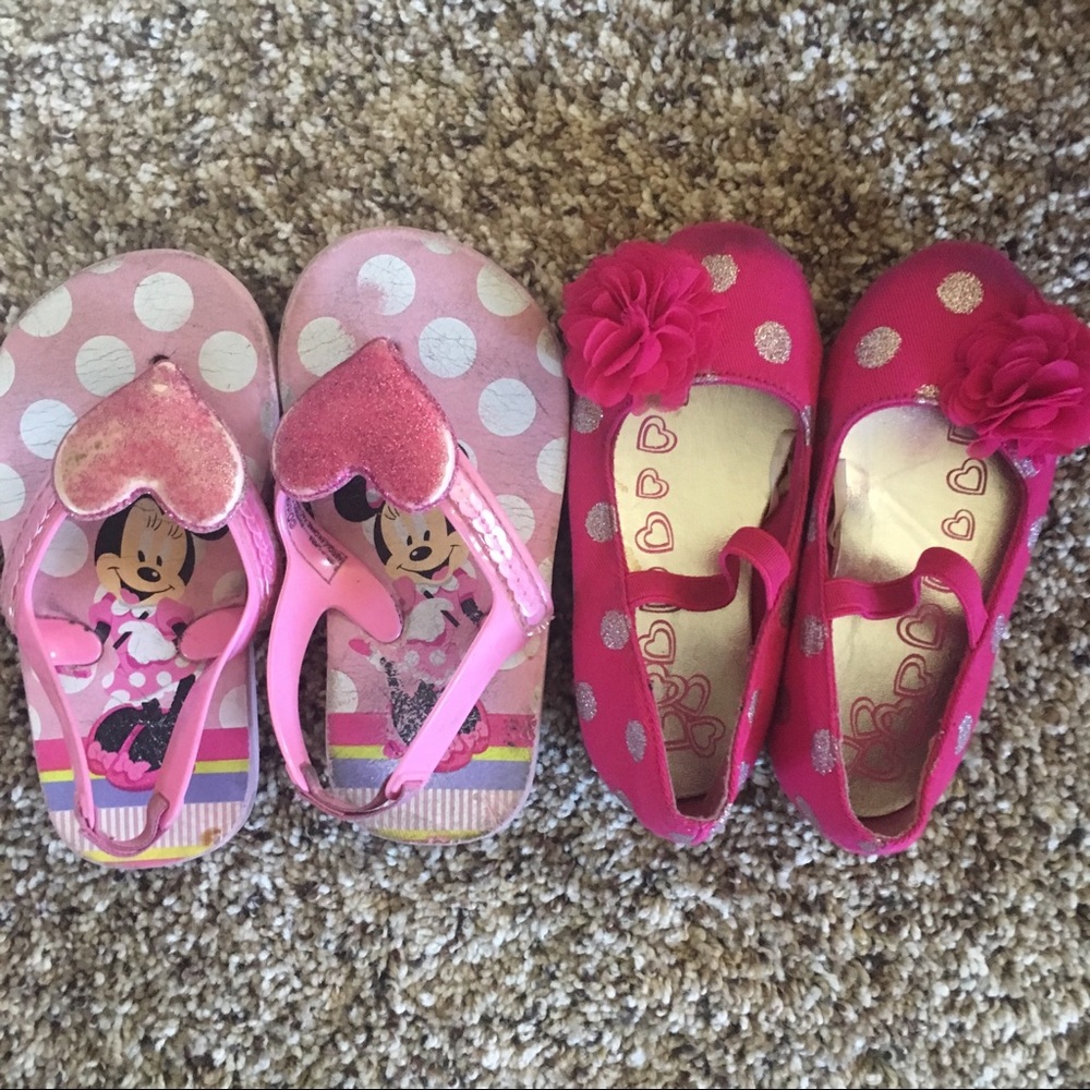 Girls shoes 18 months. Pink girls shoes